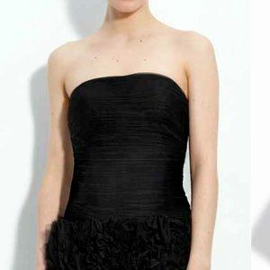 Adrianna Papell Women's Size 6 Black Strapless Corset Dress